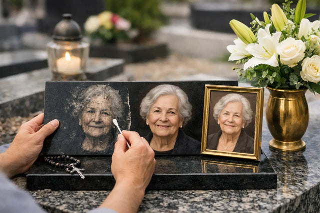 Cómo restaurar un retrato para memorial