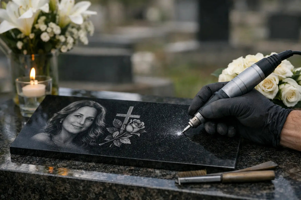 ¿Puede agregarse texto posteriormente a una lápida?
