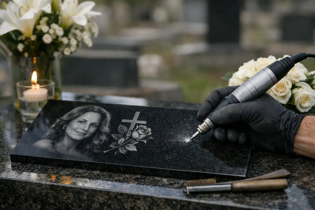 ¿Puede agregarse texto posteriormente a una lápida?