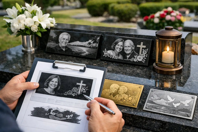 Guía de aprobación antes del grabado memorial