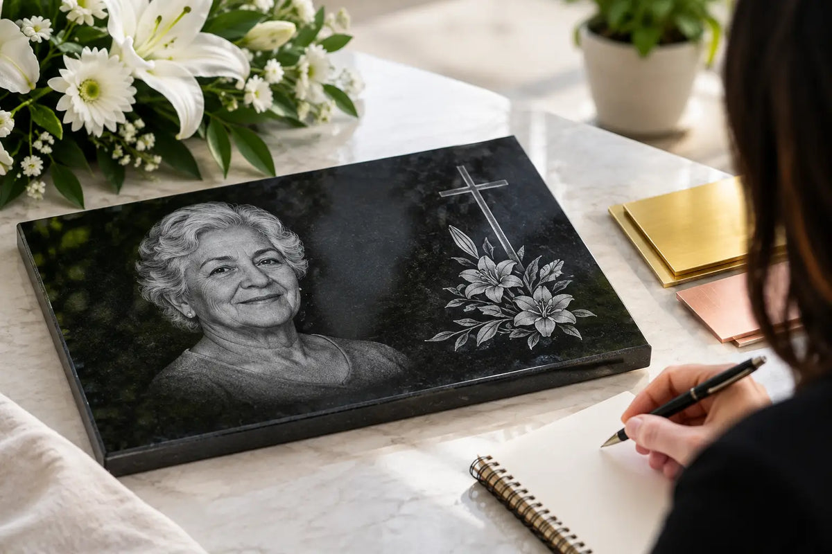 Cómo preparar texto para epitafio con respeto