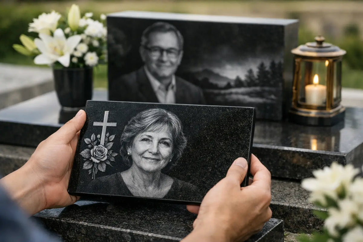 Qué foto sirve para grabado en una lápida