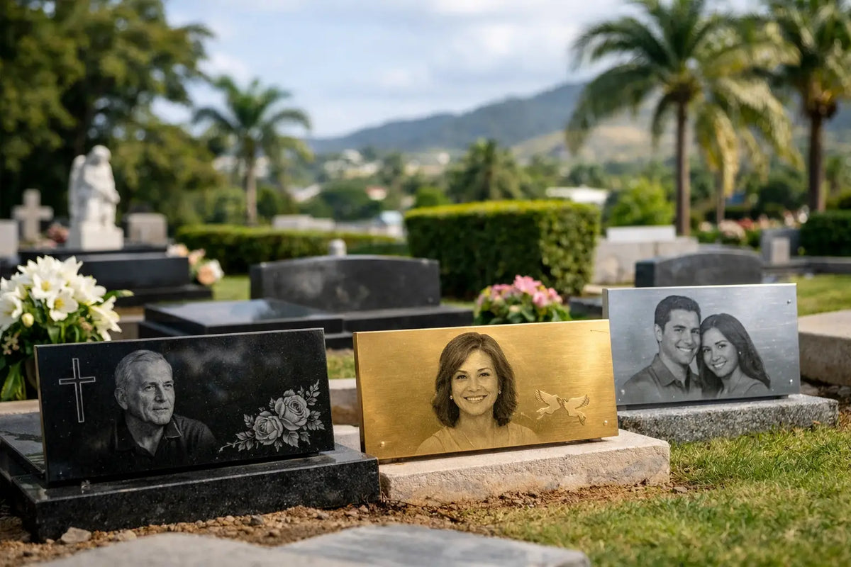 ¿El cementerio admite acrílico en Puerto Rico?