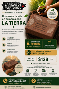 Urna Biodegradable Personalizada – Grabado Incluido