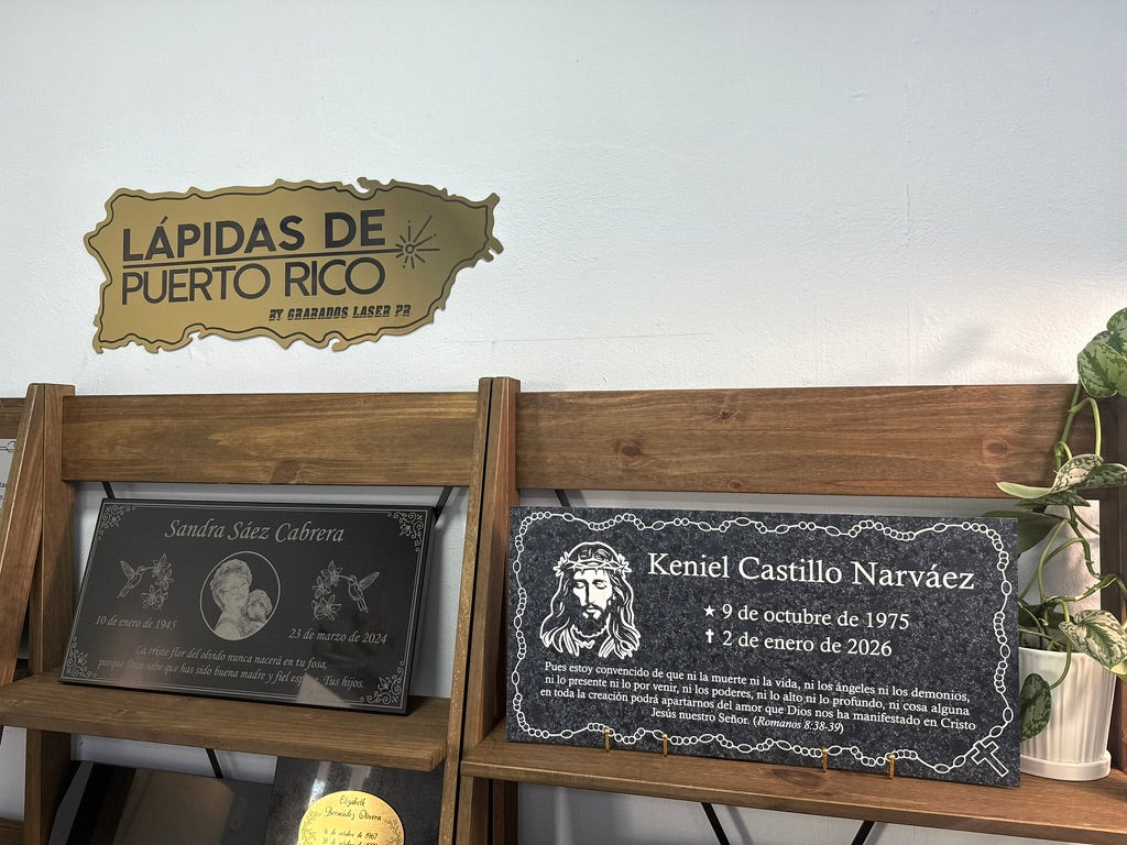 Lápida Granito 12” x 24” – La mas clasica.