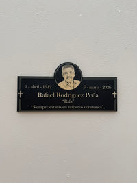 Placa Conmemorativa para Exterior con Fotografía Personalizada