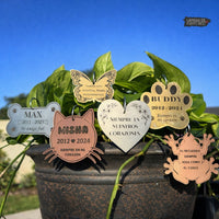 Mini Placa Conmemorativa Huella de Perro – Exterior Personalizada