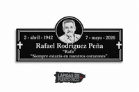 Placa Conmemorativa con Foto | Tamaño 12" x 6"